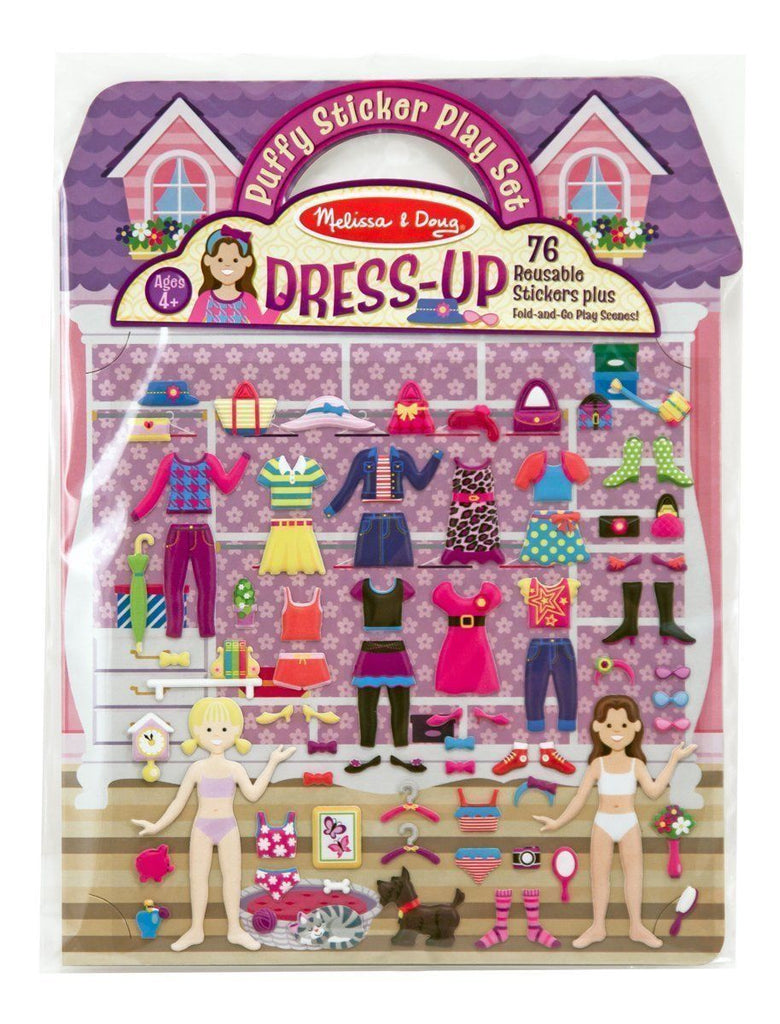 Reusable Puffy Stickers Dress Up