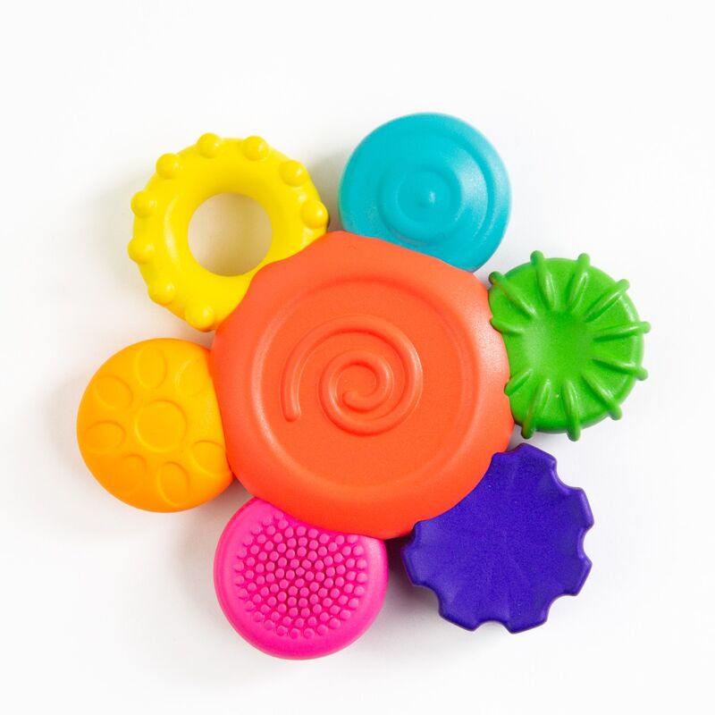 Sassy Flower Silicone Rattle