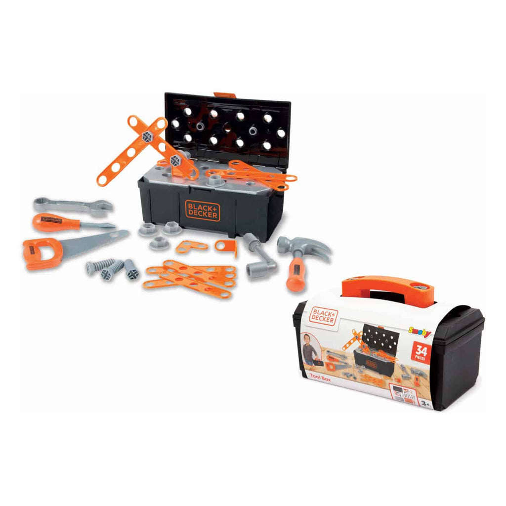 Black Decker Diy Tools Box 34 Pces