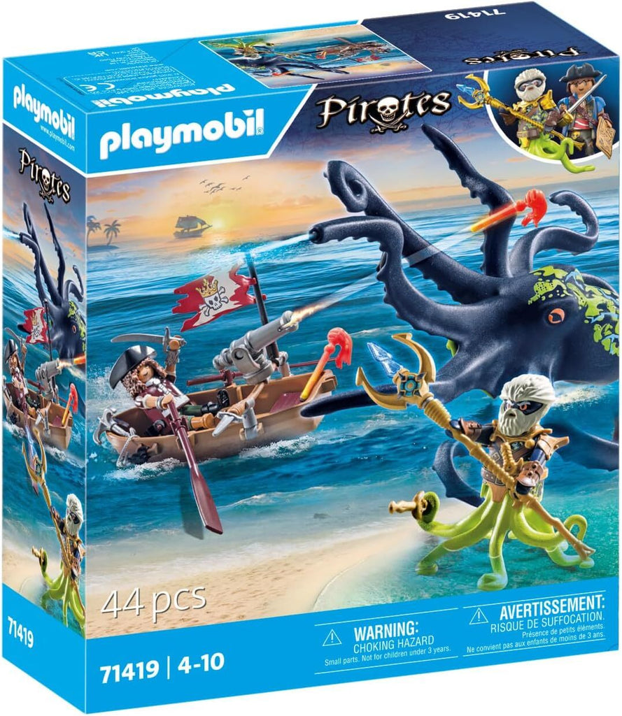 Playmobil Battle Against Giant Octopus 71419