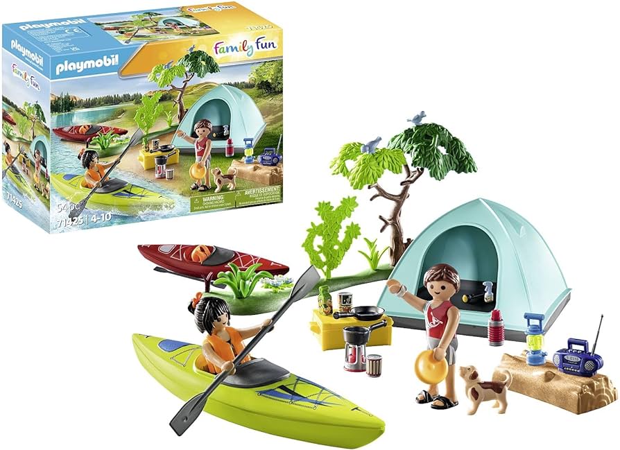 Playmobil Camping With Campfire 71425