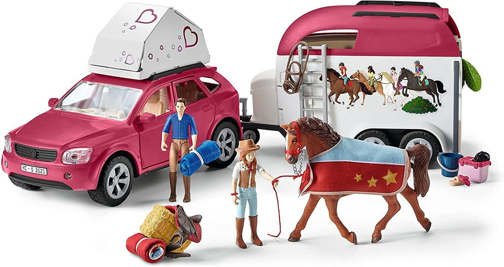 Horse Adventures W Car & Trailer 42535