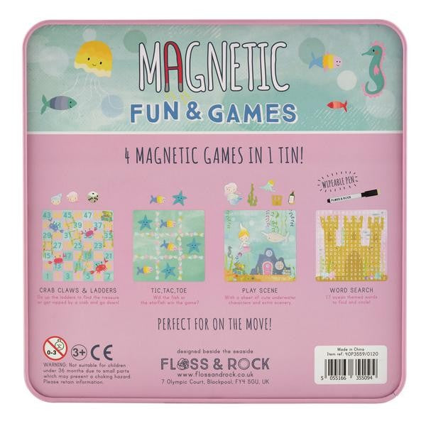 Floss & Rock Tin Of Magnetic Games Merma