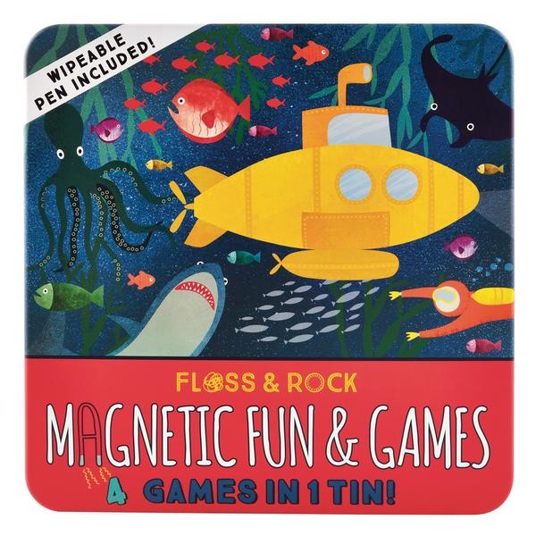 Floss & Rock Tin Of Magnetic Games Sea