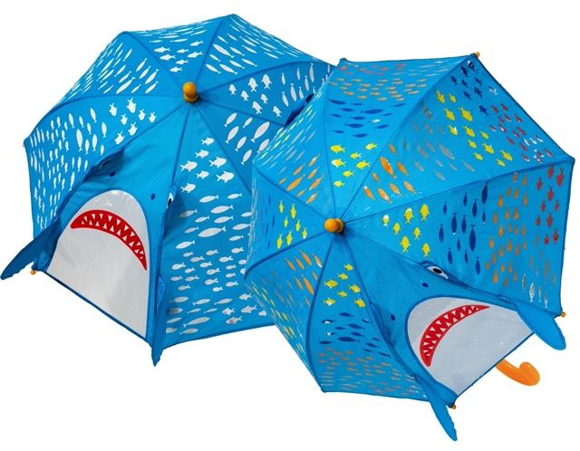 Colour Changing Umbrella 3d Shark