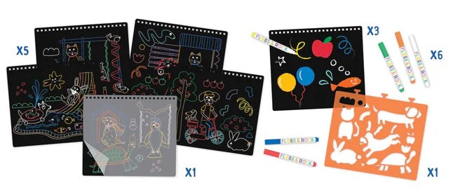 Floss & Rocks Chalkboard Sketch Pets