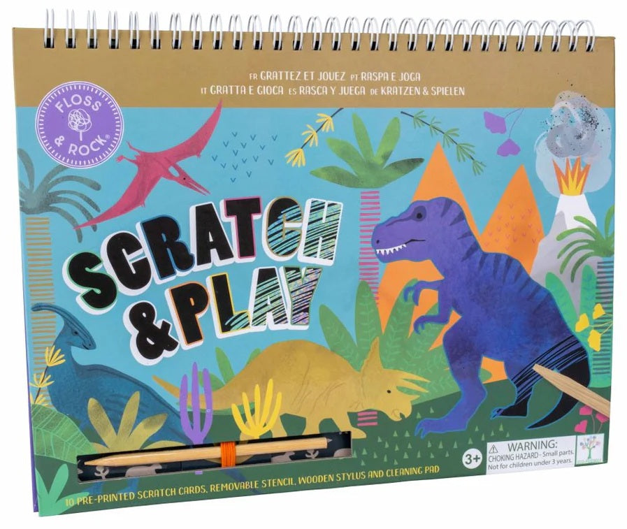 Floss & Rocks Scratch & Play Dino