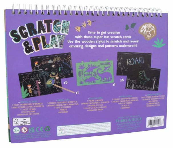 Floss & Rocks Scratch & Play Dino