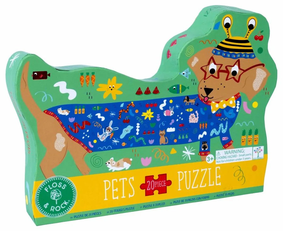 Floss & Rocks Shaped Puzz Pets 20 Pces