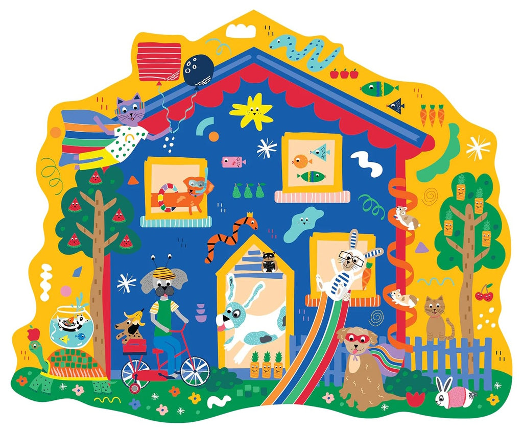 Floss & Rocks Shaped Puzz Pets 80 Pces