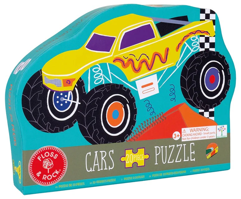 Floss & Rocks Shaped Puzz Cars 20 Pce