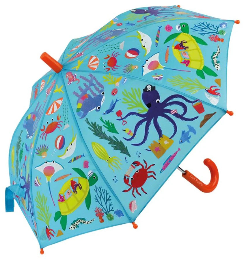 Colour Changing Umbrella Ocean 