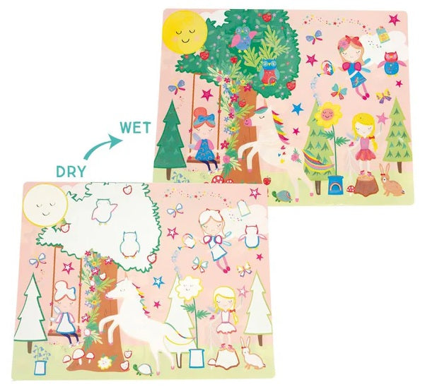 Floss & Rocks Magic Water Mats Rainbow Fairy
