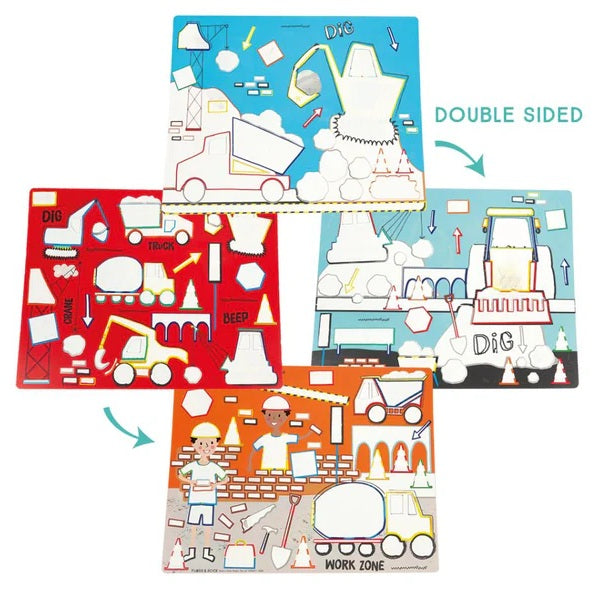 Floss & Rocks Magic Water Mats Construction