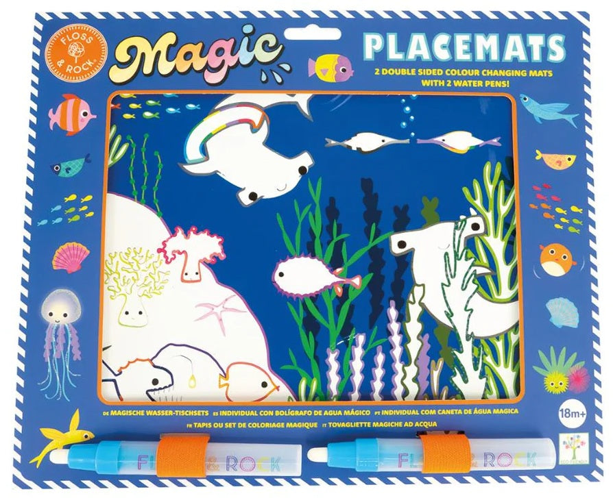 Floss & Rocks Magic Water Mats Ocean