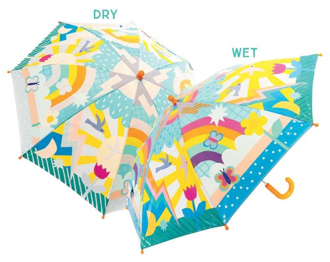 Colour Changing Umbrella Rainbow