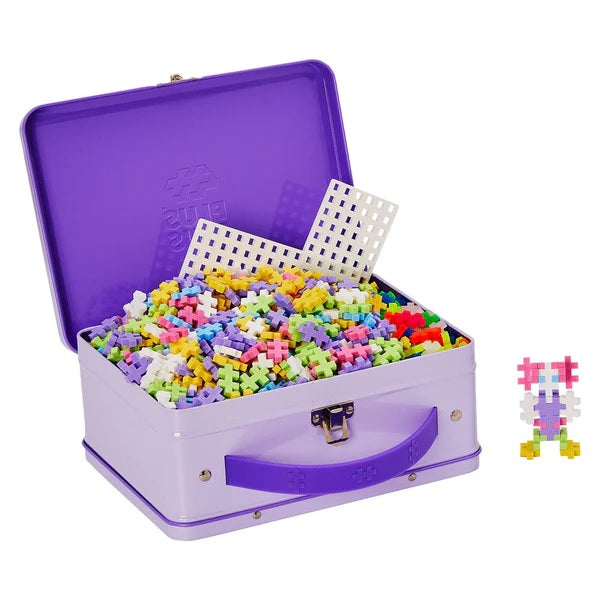 Plus Plus 600pcs Metal Suitcase Pastel