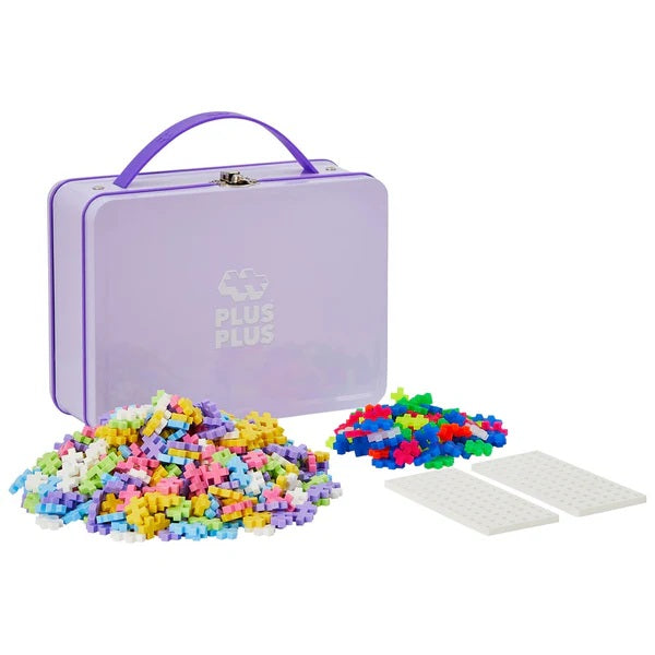 Plus Plus 600pcs Metal Suitcase Pastel