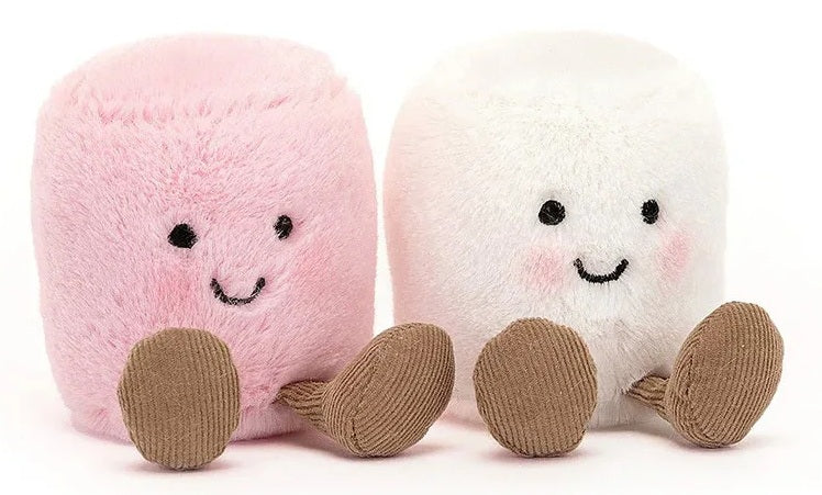 Jellycat Amuseable Pink And White Marshmallows