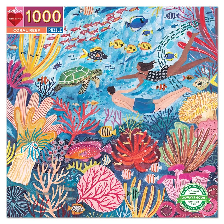 Eeboo 1000 Pce Coral Reef