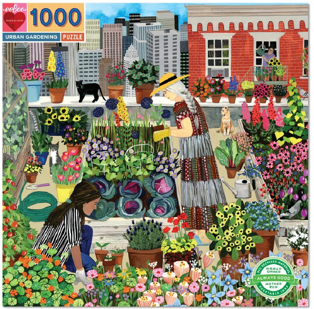Eeboo 1000 Pce Urban Gardening