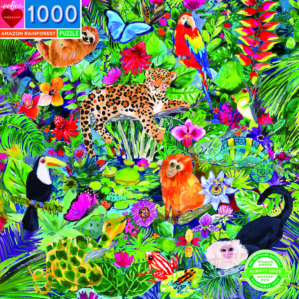 Eeboo 1000 Pce Amazon Rainforest