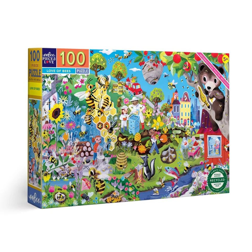 Eeboo 100 Pce Love Of Bees