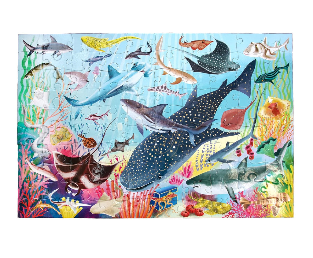 Eeboo 100 Pce Love Of Sharks