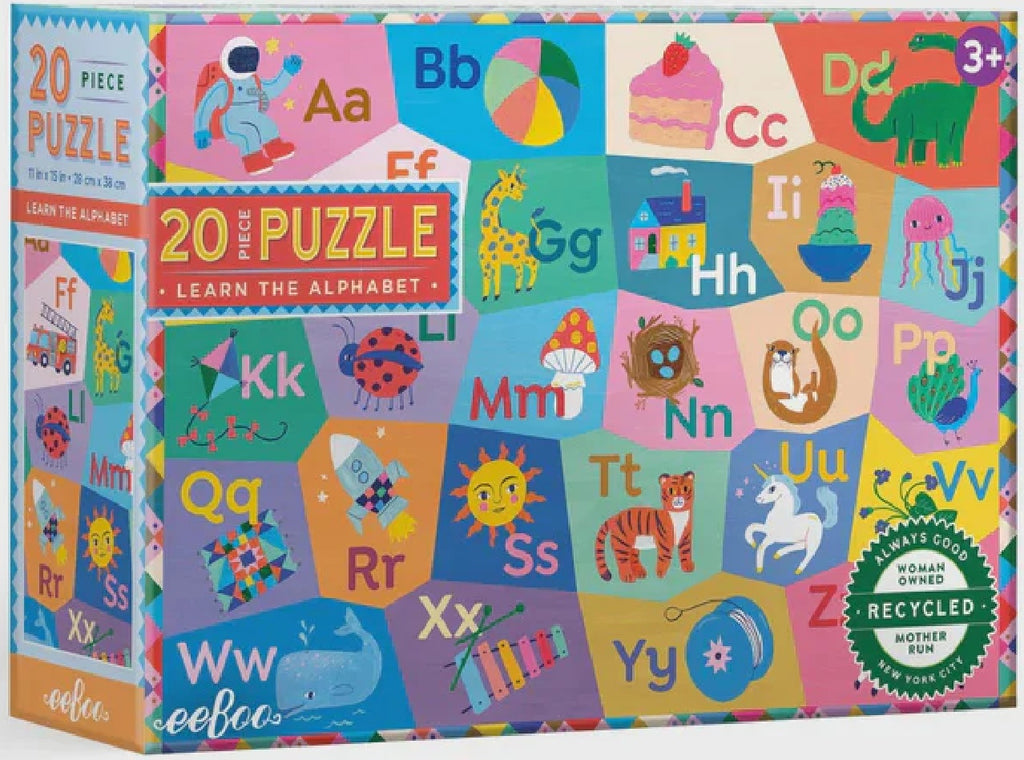 Eeboo 20 Pce Learn The Alphabet