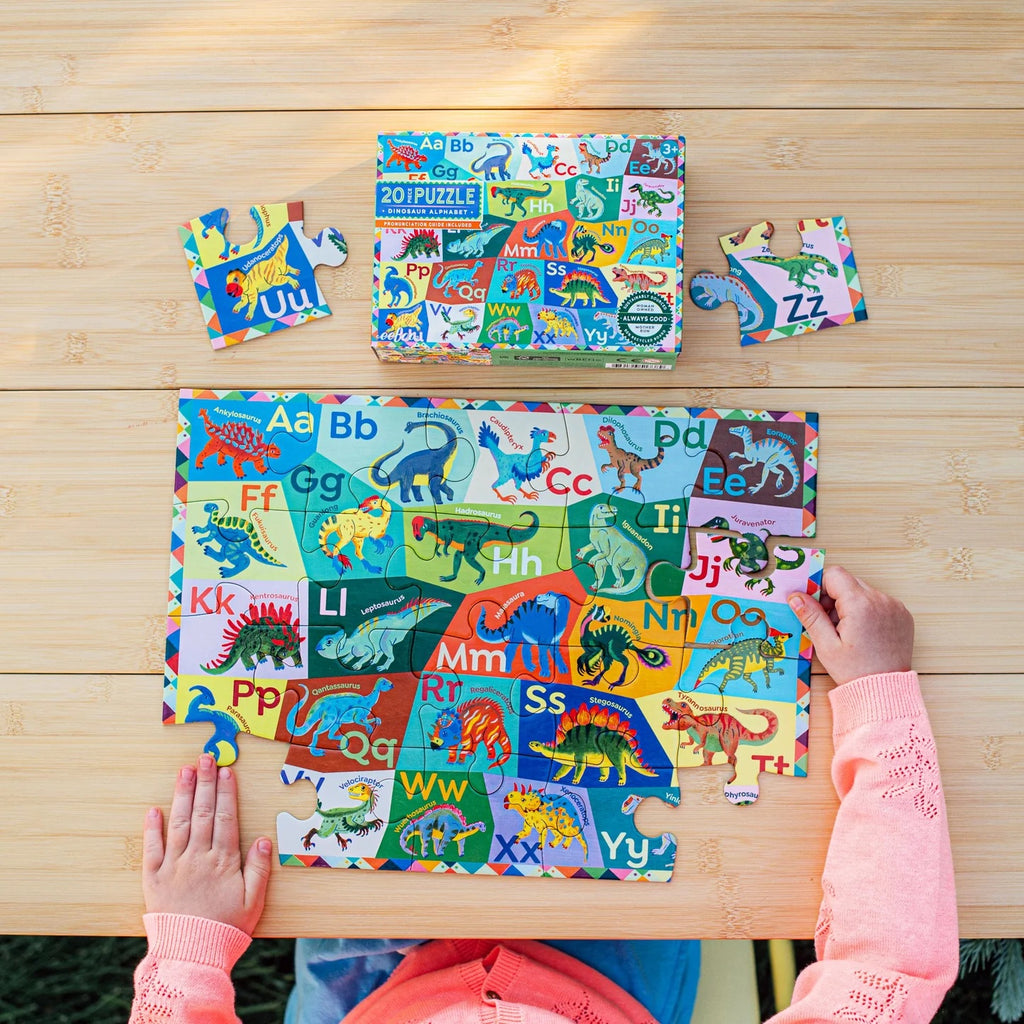 Eeboo Dinosaur Alphabet 20 Pce