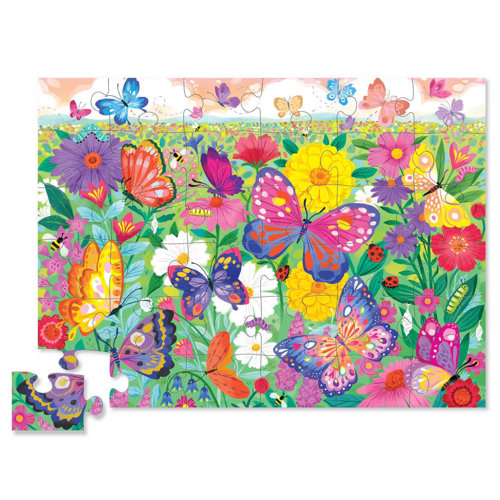 Classic Floor Puzzle 36 Pce Butterfly Garden