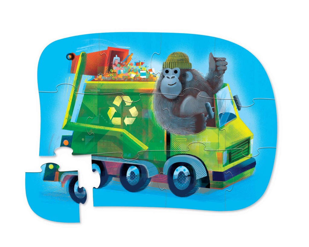 Mini Puzzle 12 Pce Go Gorilla