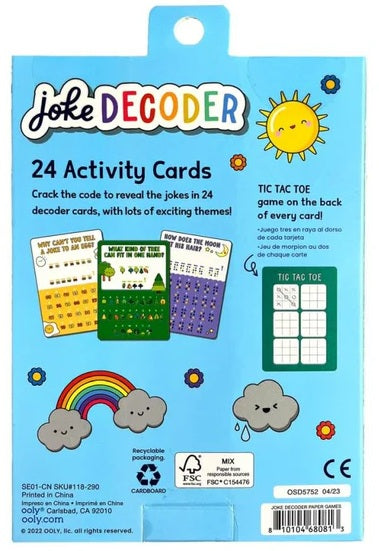 Activity Cards Joke Decoder