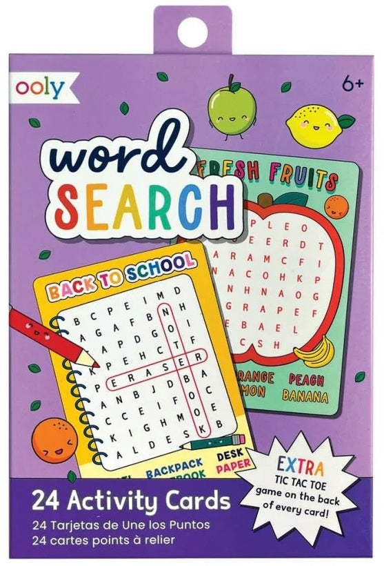 Activity Cards Word Search