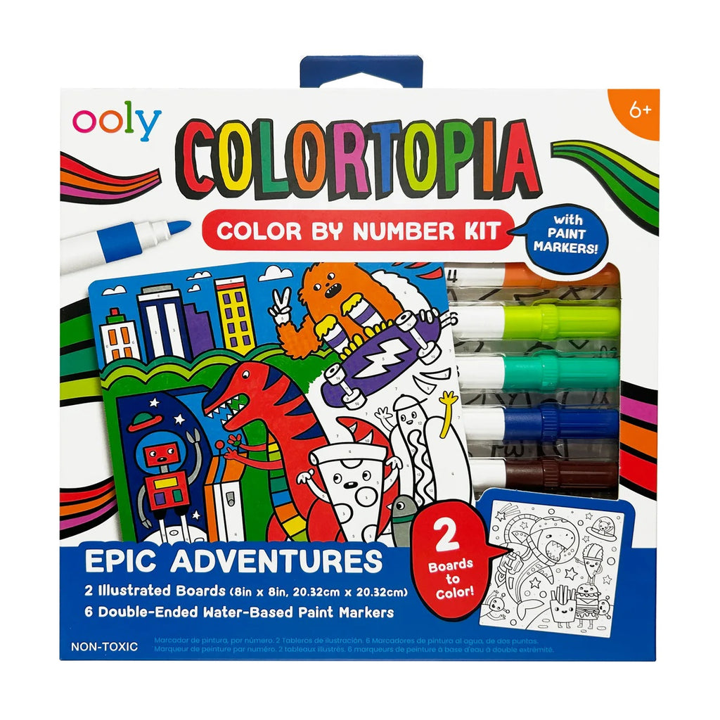Colortopia Colour By Number Epic Adventures
