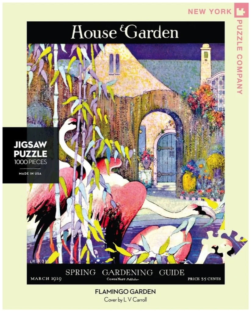 Nypc 1000 Pce Flamingo Garden
