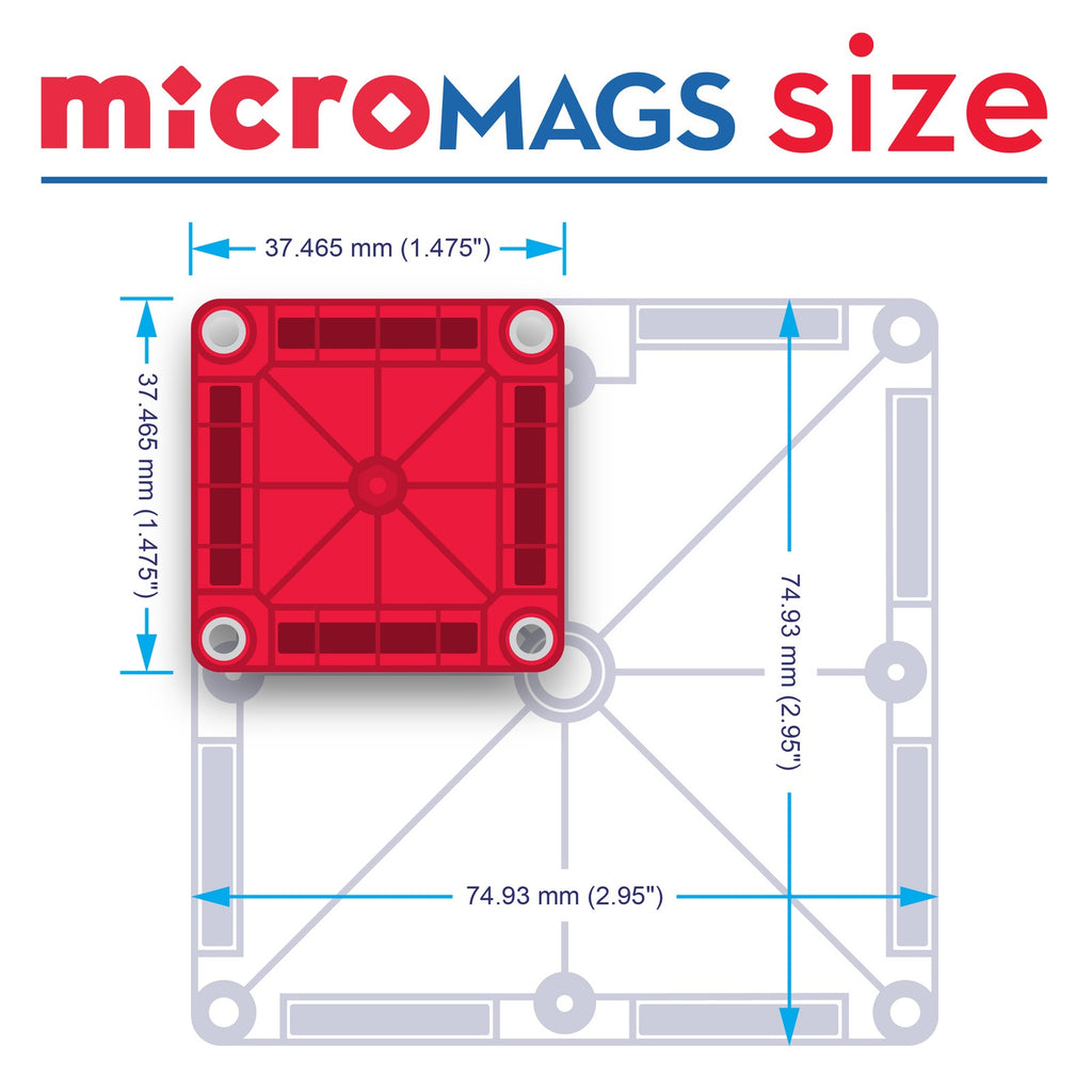 Magna-tiles 70 Pce Micromags