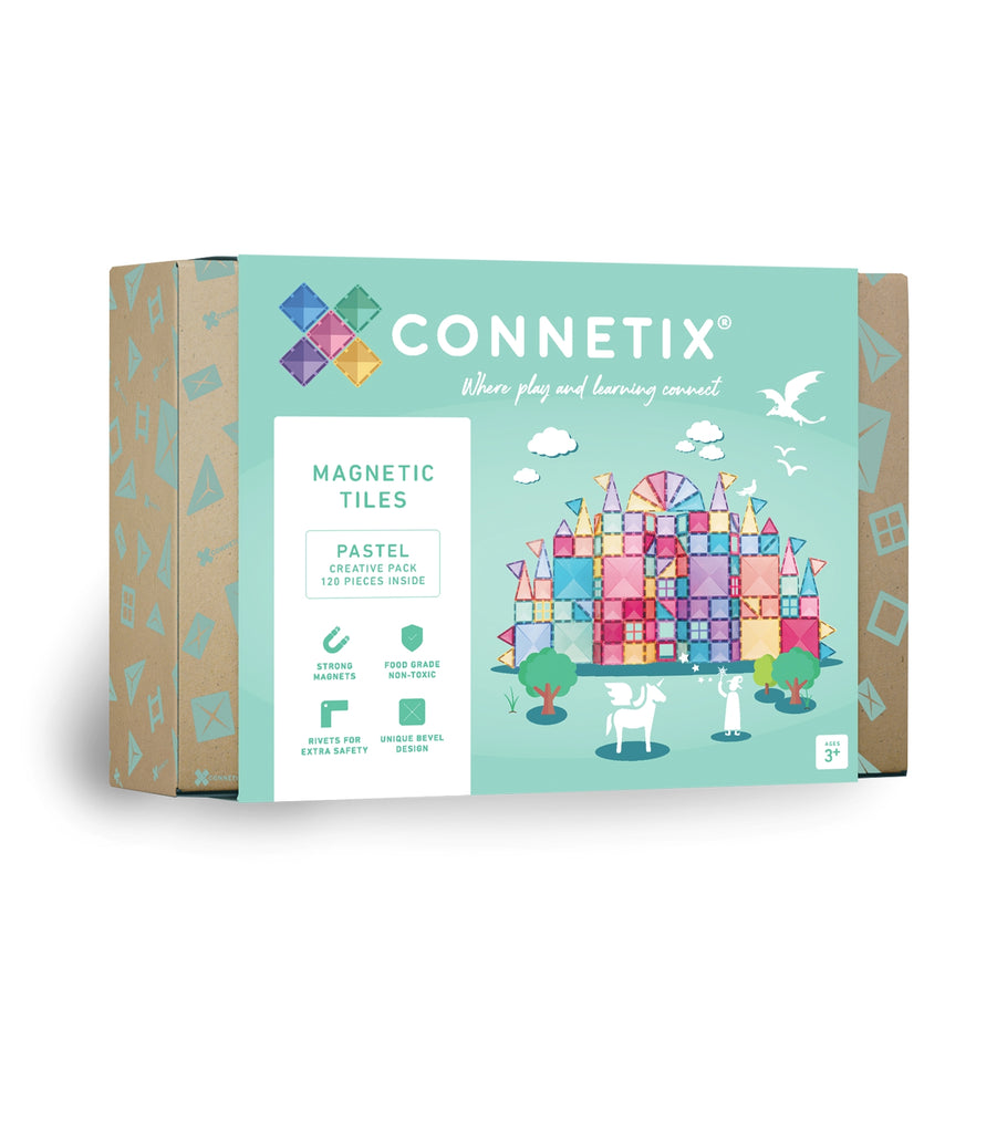 Connetix 120 Piece Pastel Creative Pack