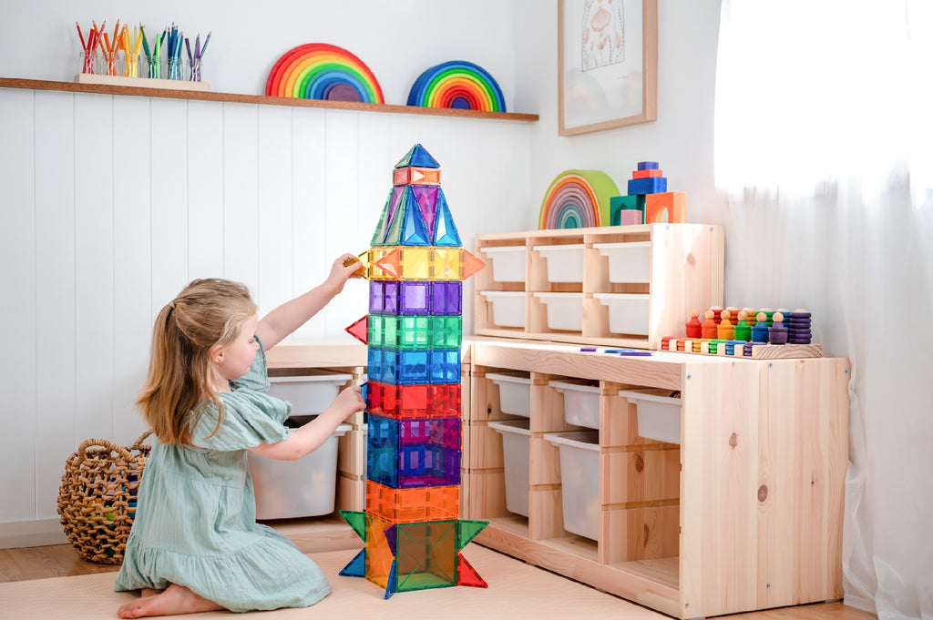 Connetix 102 Piece Rainbow Creative Pack