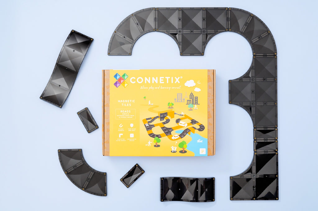 Connetix 16 Pce Ramps & Intersections Pack