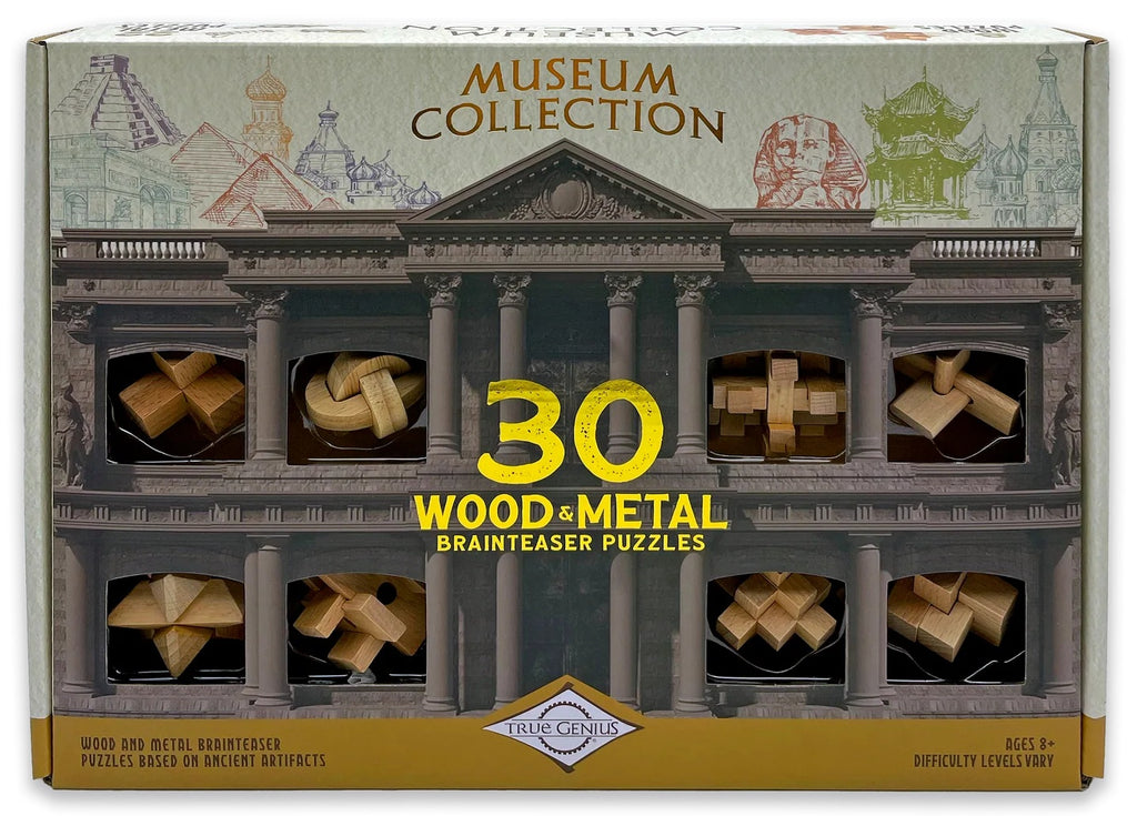 True Genius 30 Wood & Metal Puzzles