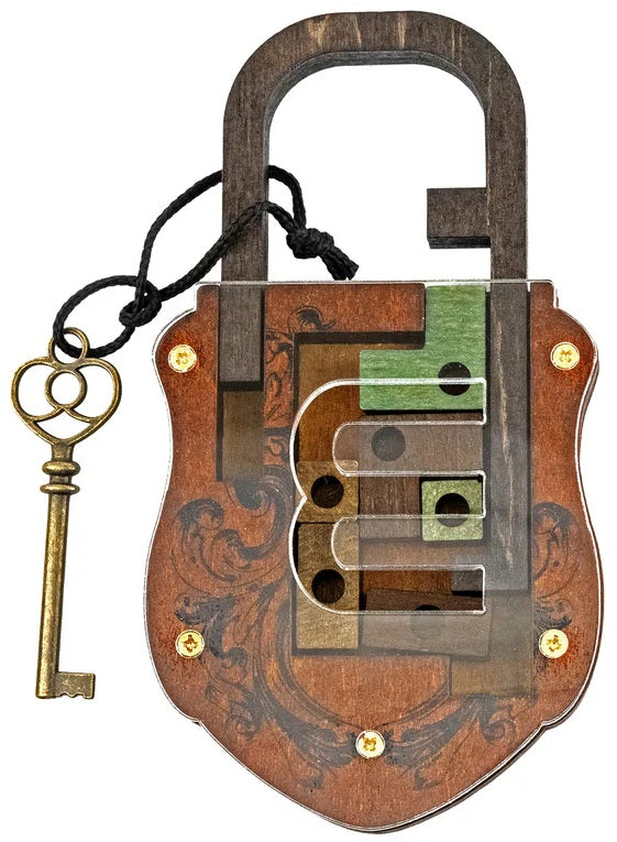 True Genius Trick Lock Eqyptian Pin Lock