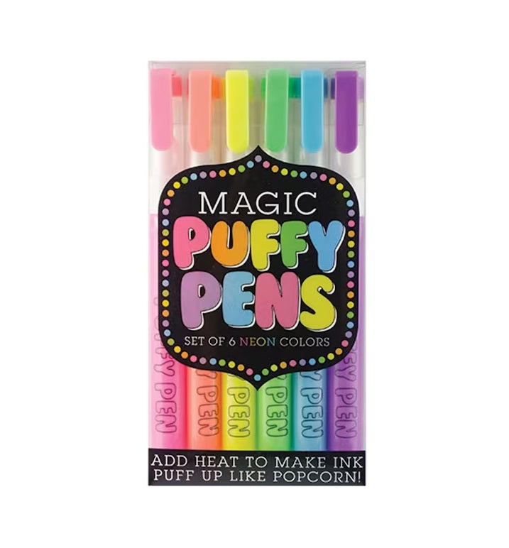 Magic Puffy Pens 6 Pce