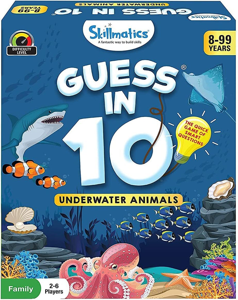 Skillmatics Guess In 10 Underwater Animals