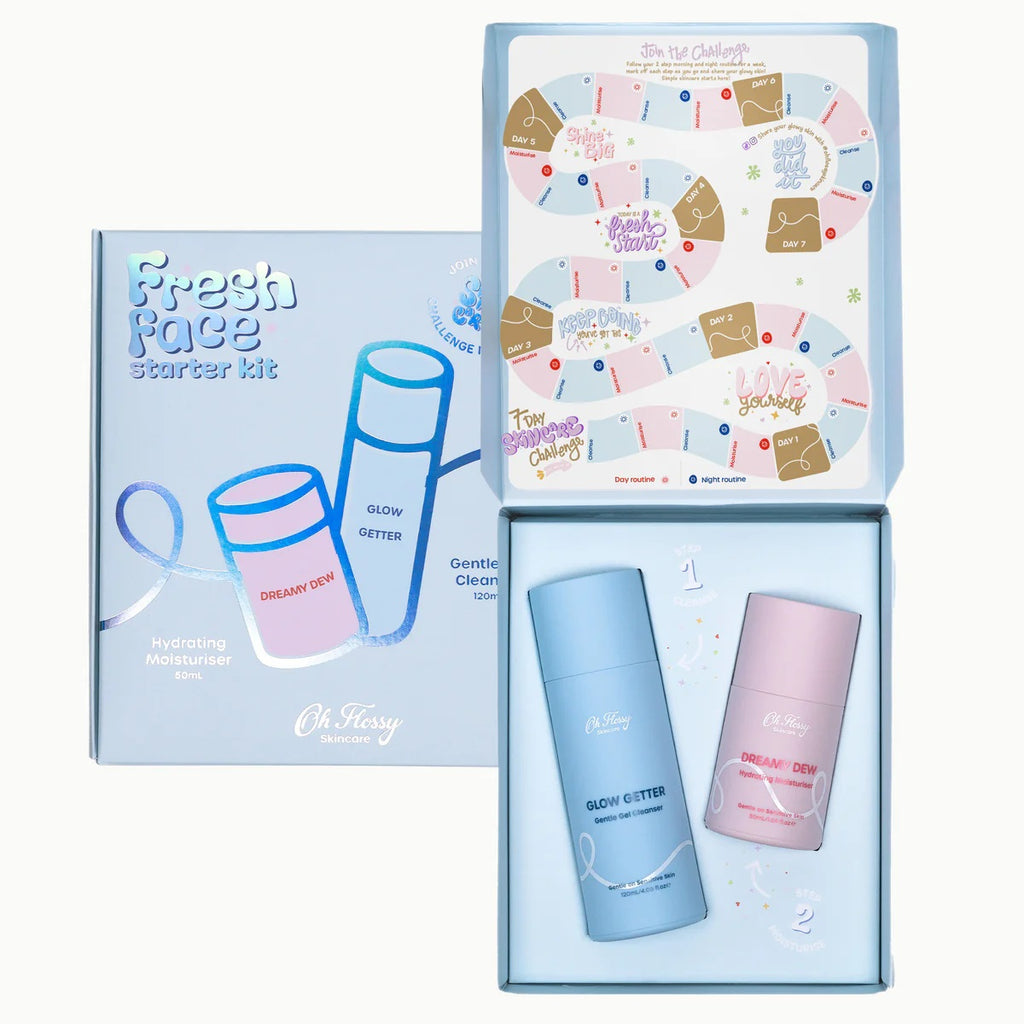 Oh Flossy Skincare Fresh Face Starter Kit