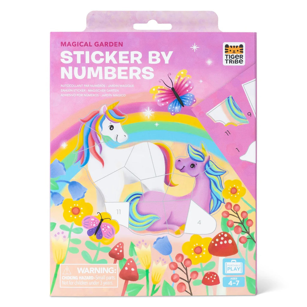 Sticker By Numbers Magical Garden