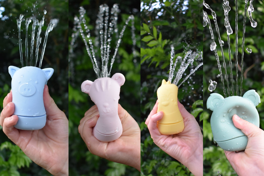 Silicone Animal Pourers Brave Beasts 4 Pces