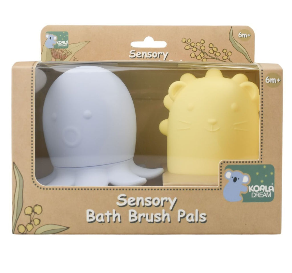 Silicone Animal Bath Shower Brush 2 Pces