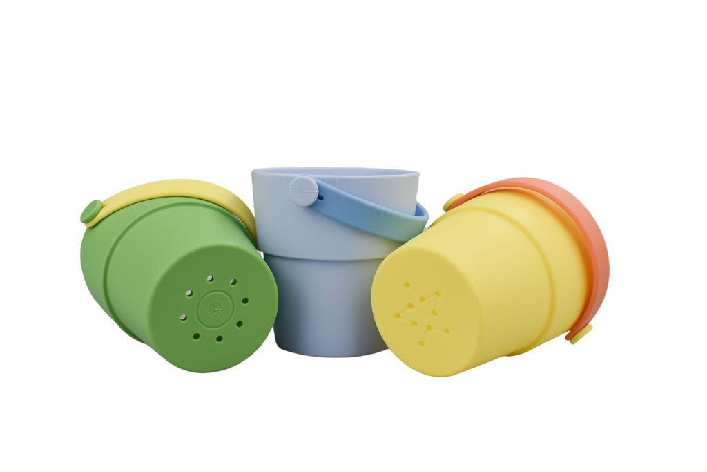 Silicone Shower Bucket Green