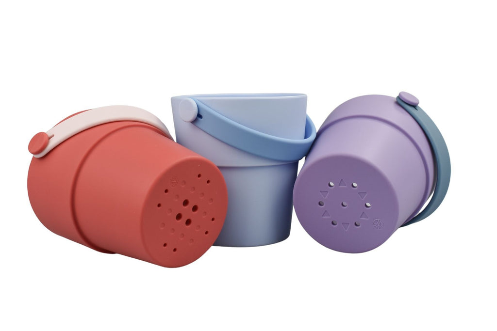 Silicone Shower Bucket Purple